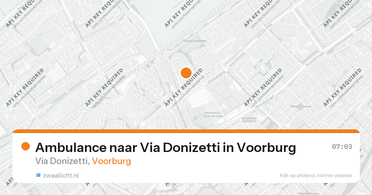 Ambulance naar Via Donizetti in Voorburg — 7 feb 2026