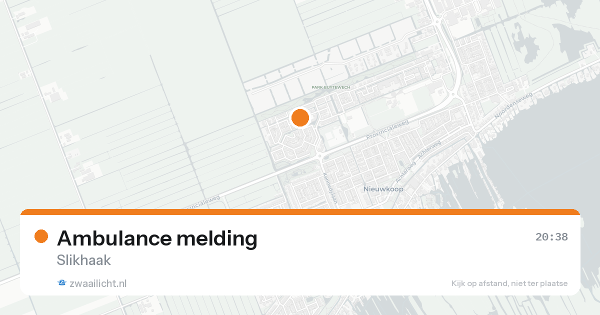 Ambulance melding — 7 feb 2026