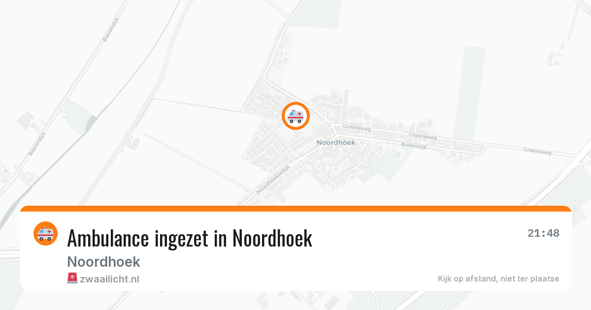 Ambulance ingezet in Noordhoek — 10 aug 2026
