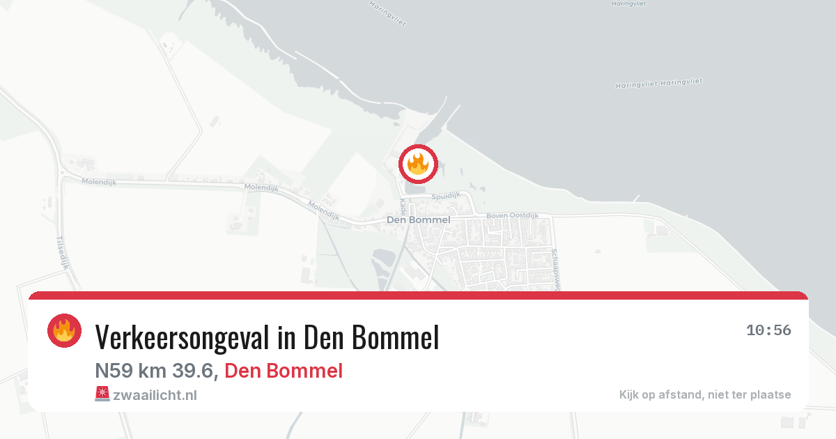 Verkeersongeval in Den Bommel — 12 jun 2026
