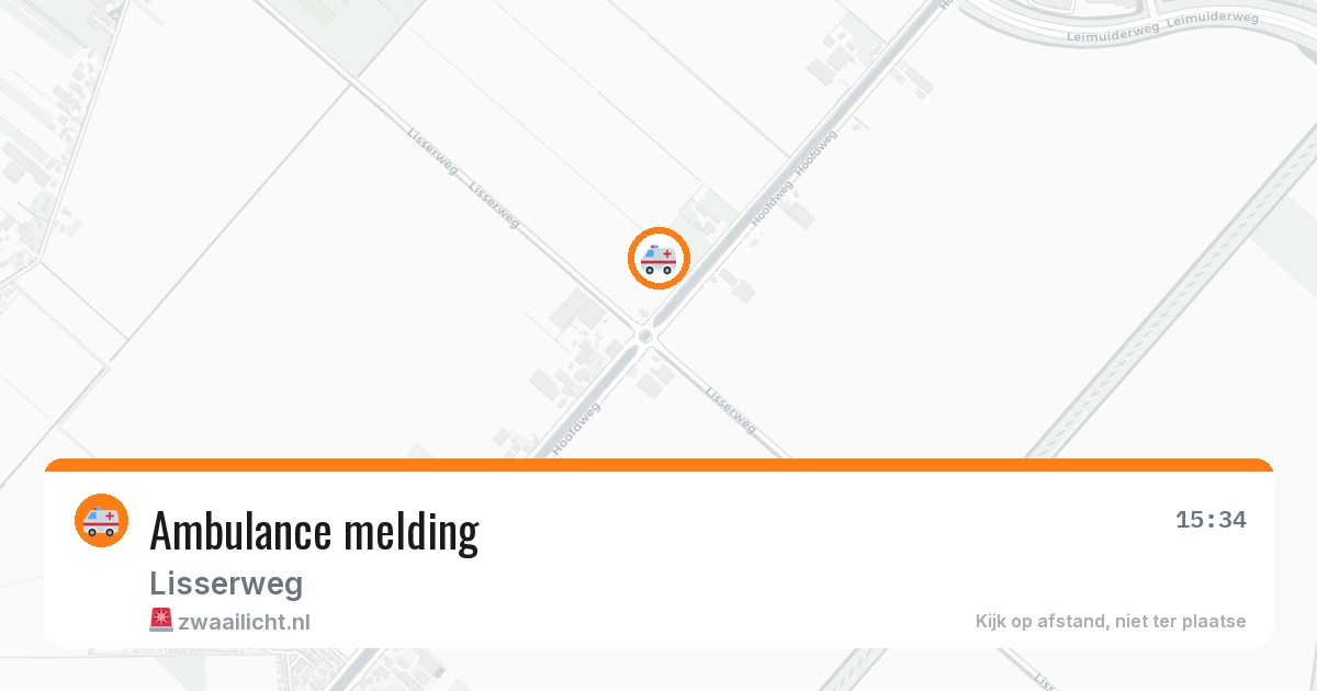 Ambulance melding — 25 feb 2026
