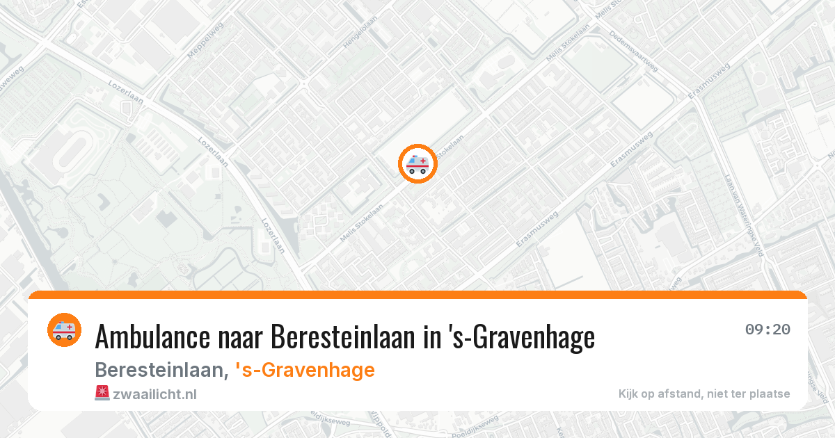 Ambulance naar Beresteinlaan in 's-Gravenhage — 29 jan 2026