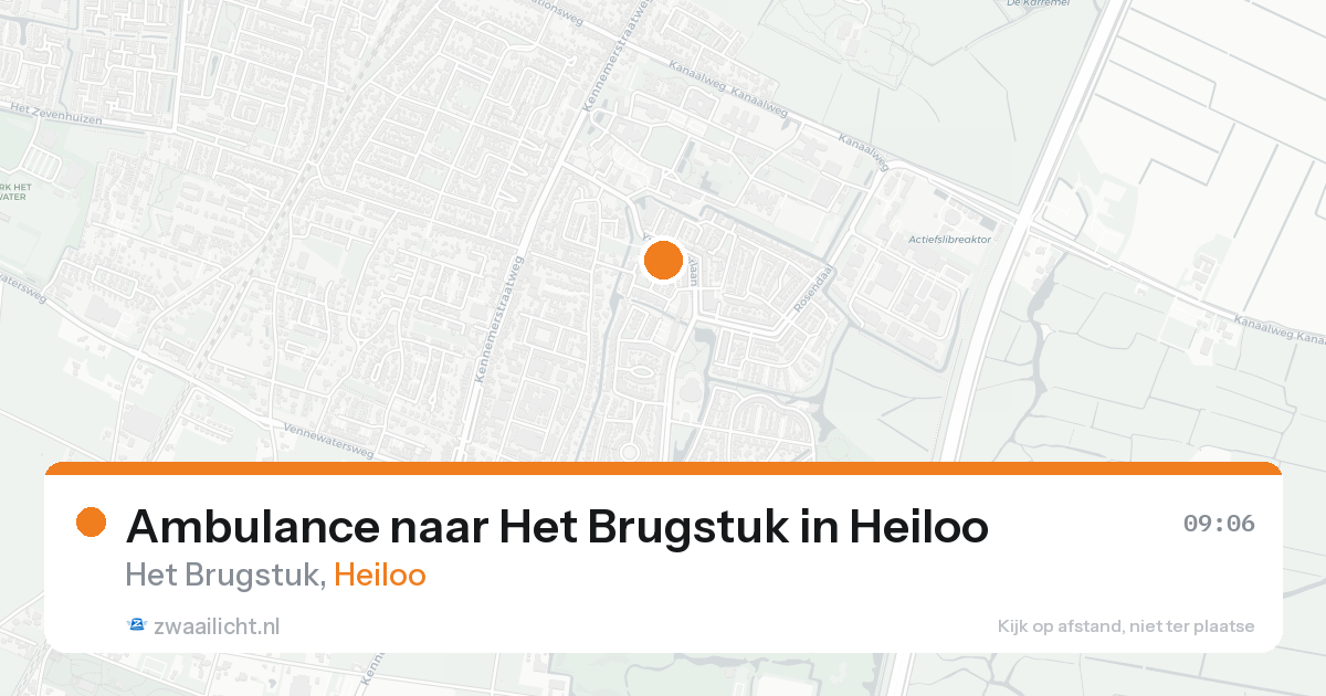 Ambulance naar Het Brugstuk in Heiloo — 31 jan 2026
