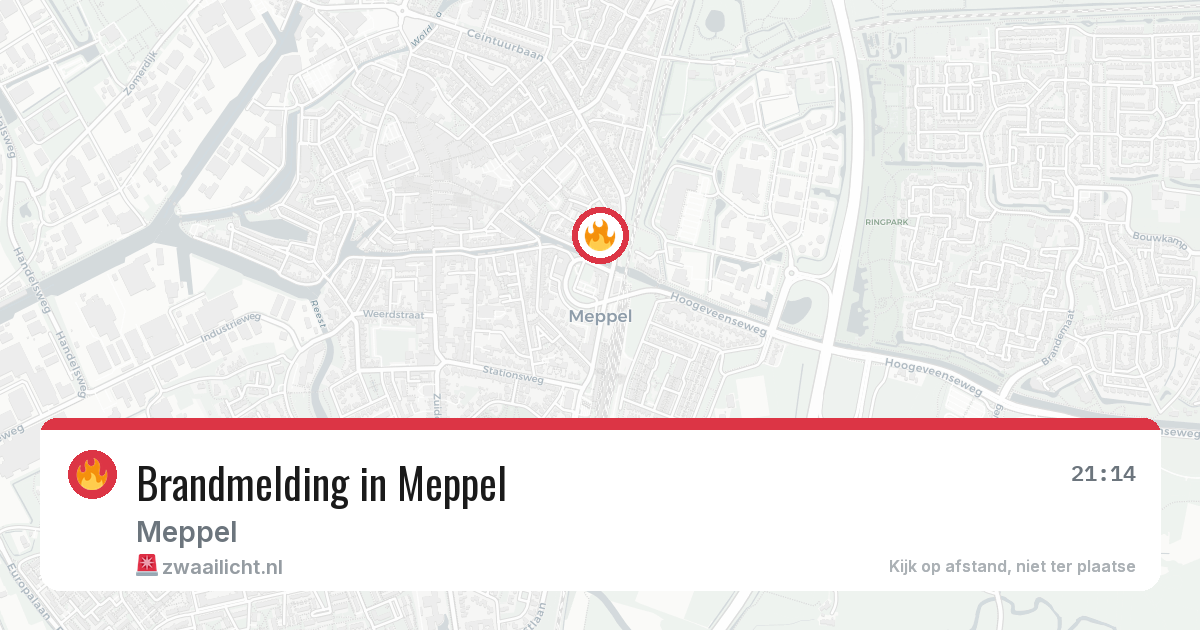 Brandmelding in Meppel — 2 aug 2026