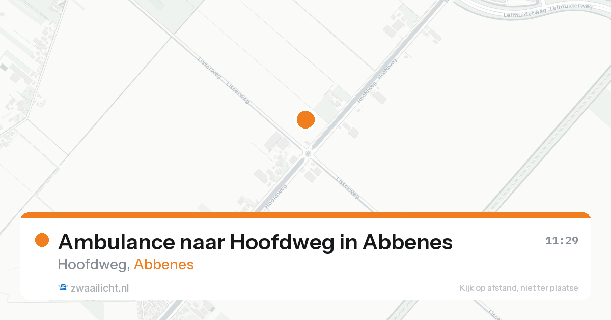 Ambulance naar Hoofdweg in Abbenes — 7 feb 2026