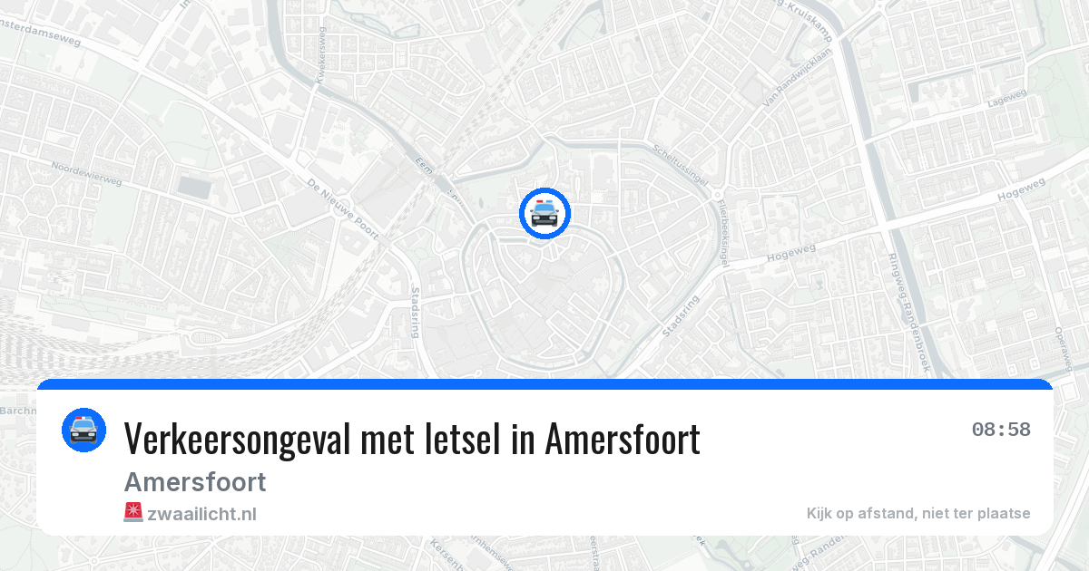 Verkeersongeval met letsel in Amersfoort — 28 apr 2026