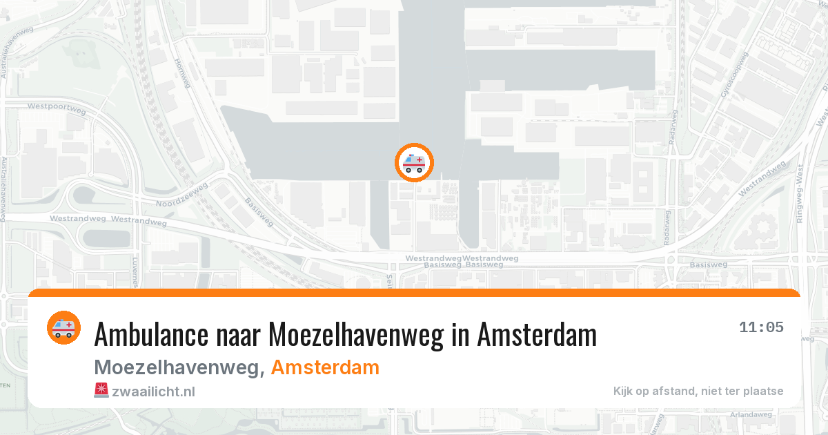 Ambulance naar Moezelhavenweg in Amsterdam — 21 jul 2026