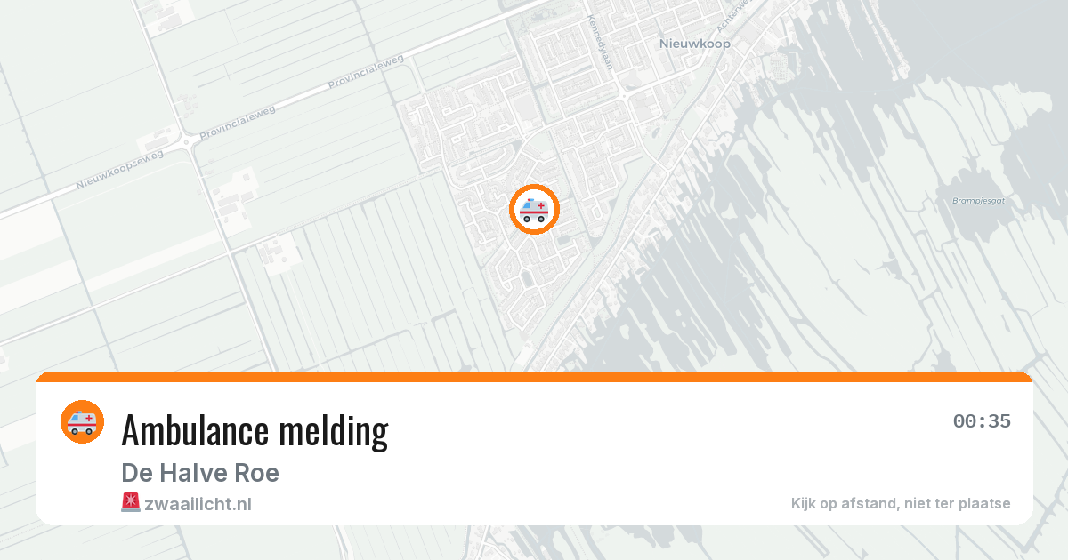 Ambulance melding — 24 jan 2026