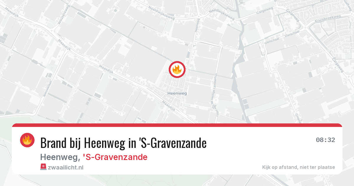 Brand bij Heenweg in 'S-Gravenzande — 29 apr 2026