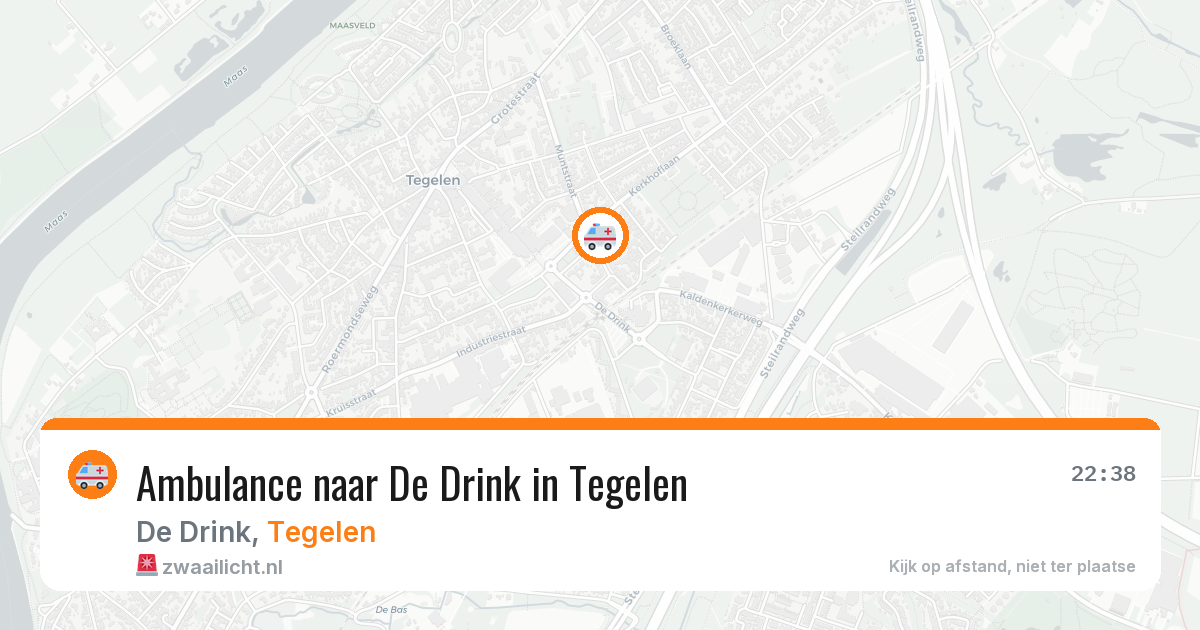 Ambulance naar De Drink in Tegelen — 30 mei 2026