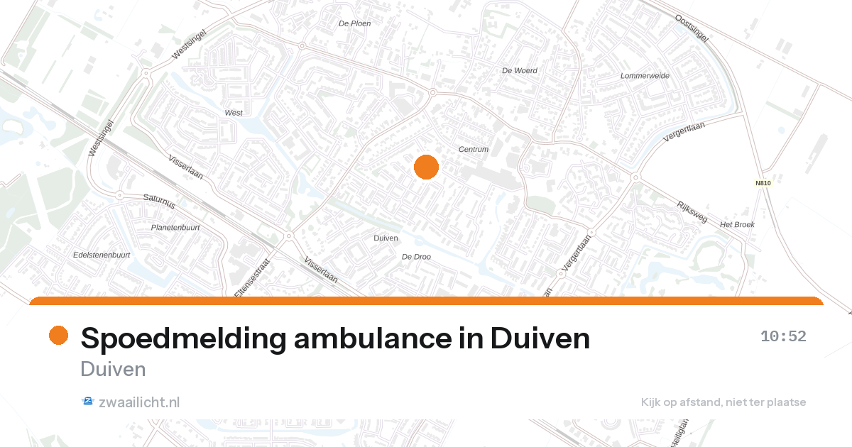 Spoedmelding ambulance in Duiven — 28 aug 2026