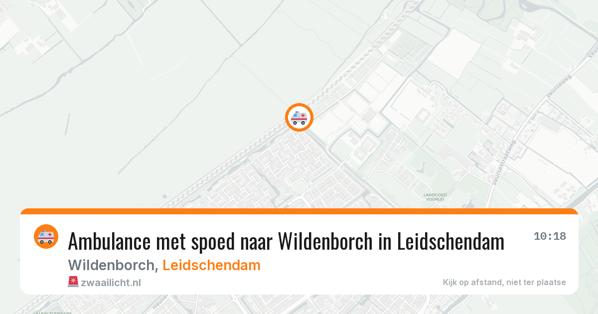 Ambulance met spoed naar Wildenborch in Leidschendam — 17 jan 2026