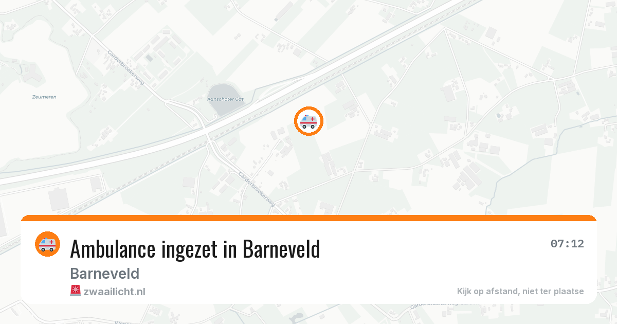 Ambulance ingezet in Barneveld — 17 jun 2026