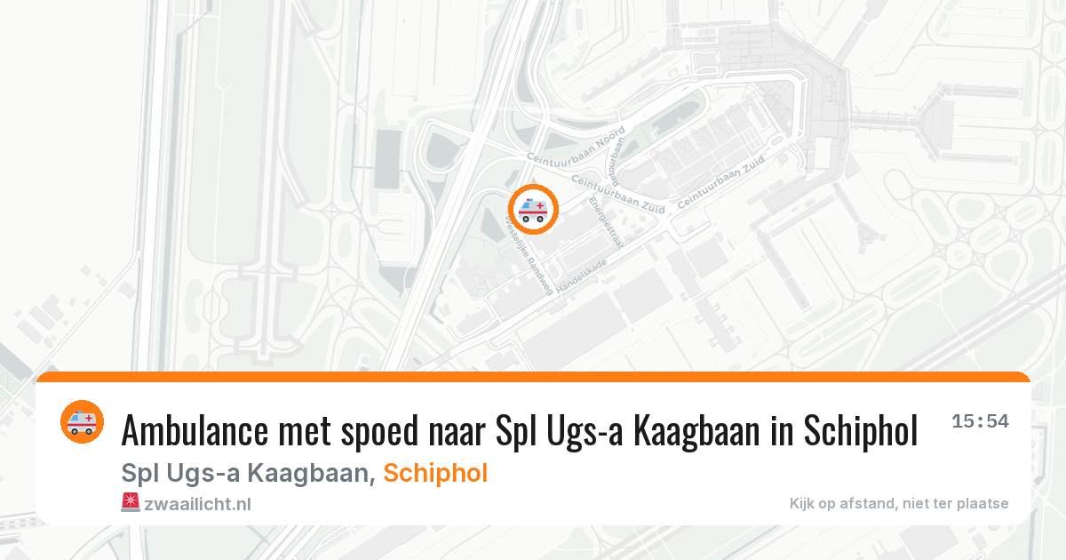 Ambulance met spoed naar Spl Ugs-a Kaagbaan in Schiphol — 21 jan 2026