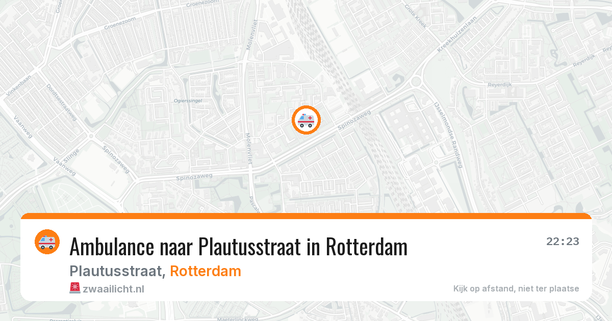 Ambulance naar Plautusstraat in Rotterdam — 12 feb 2026