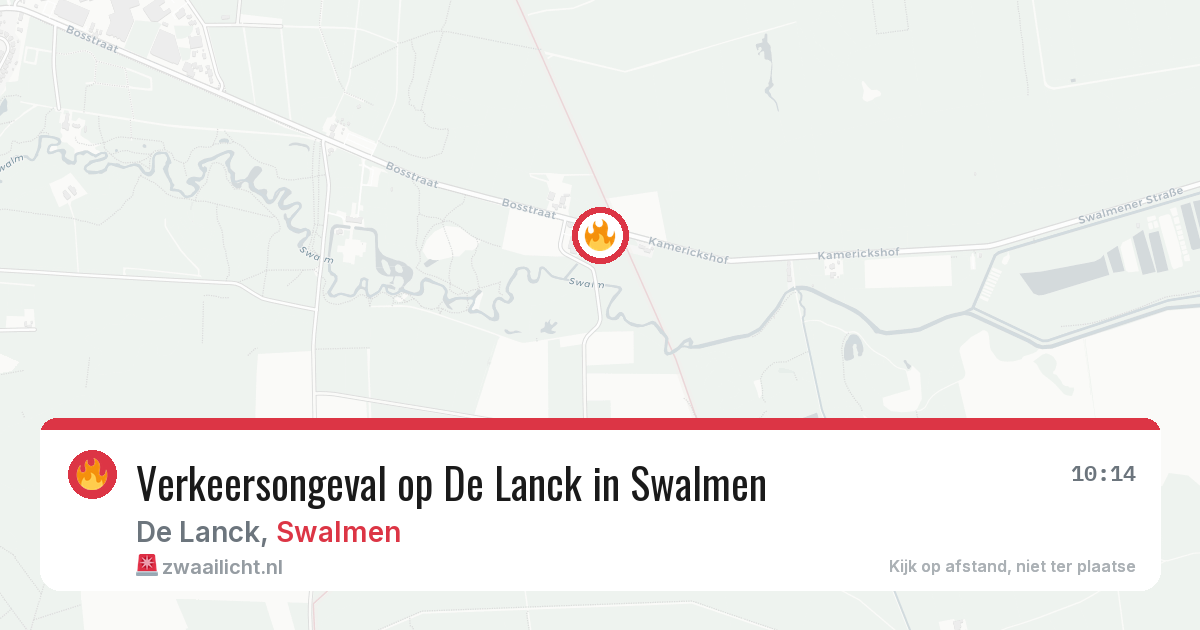 Verkeersongeval op De Lanck in Swalmen — 19 mrt 2026