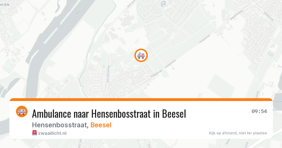 Ambulance naar Hensenbosstraat in Beesel — 5 aug 2026