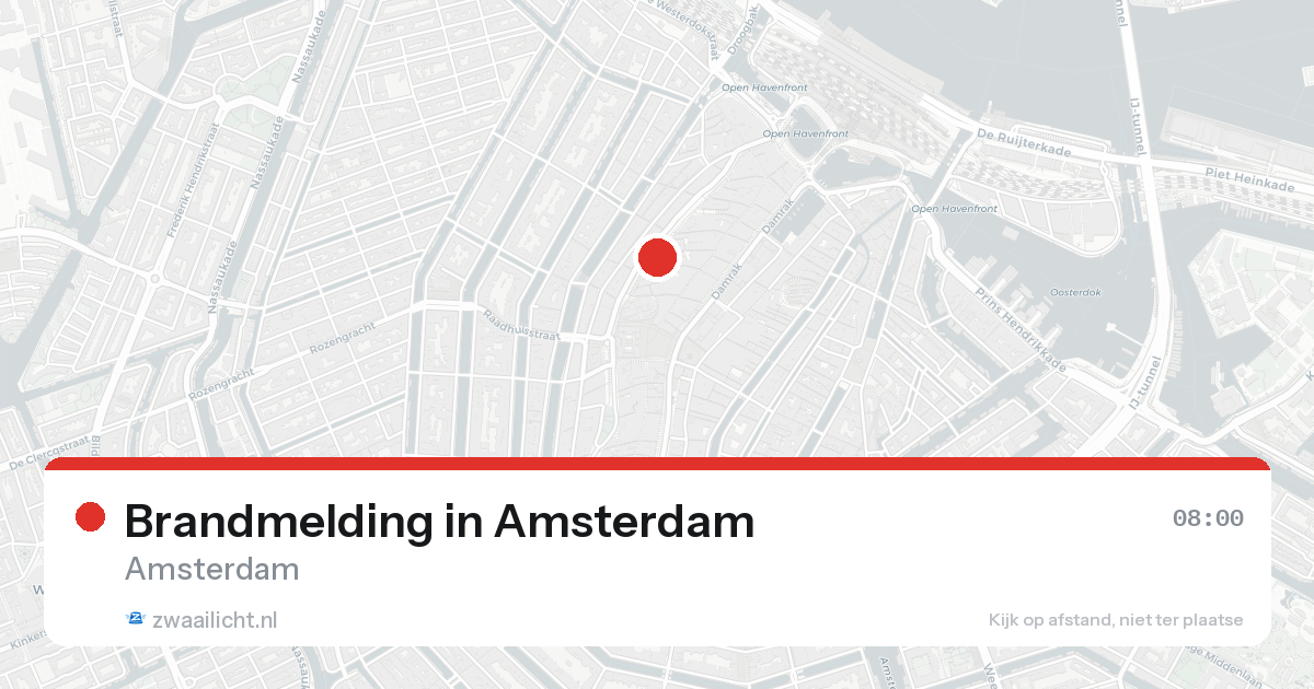 Brandmelding in Amsterdam — 31 mei 2026