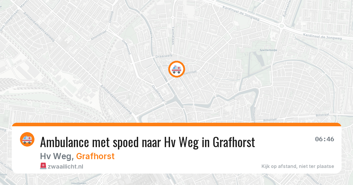 Ambulance met spoed naar Hv Weg in Grafhorst — 19 feb 2026
