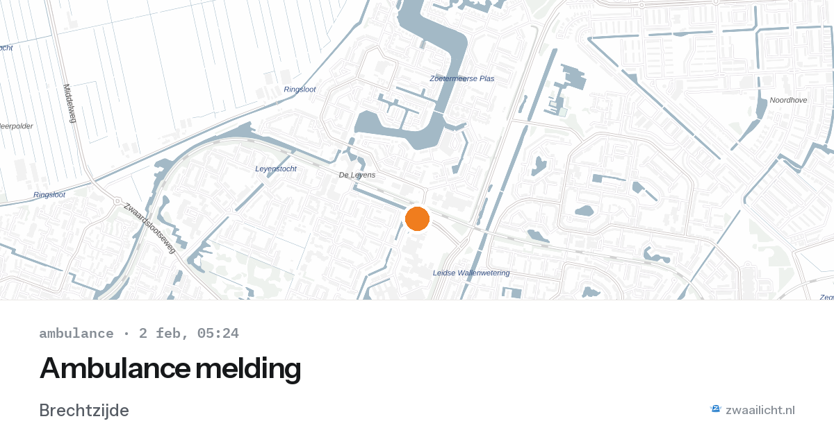 Ambulance melding — 2 feb 2026