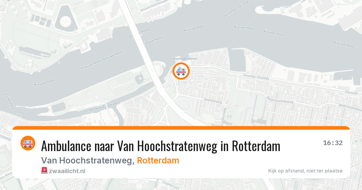 Ambulance naar Van Hoochstratenweg in Rotterdam — 12 mei 2026