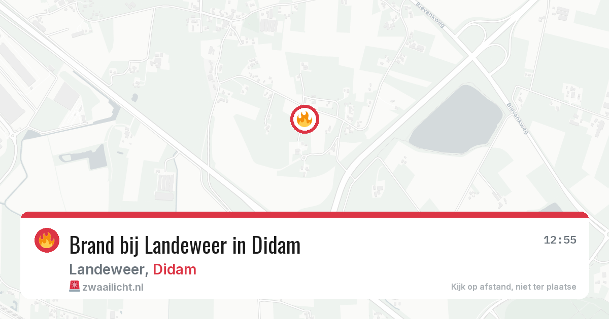 Brand bij Landeweer in Didam — 9 aug 2026