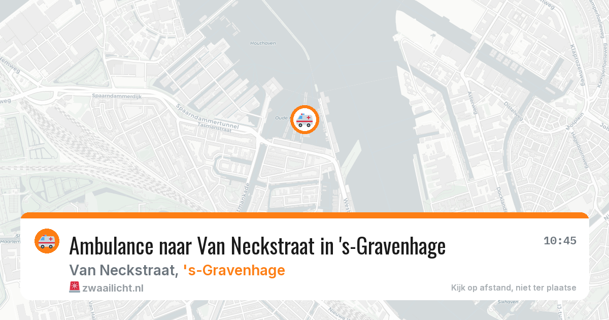 Ambulance naar Van Neckstraat in 's-Gravenhage — 9 feb 2026