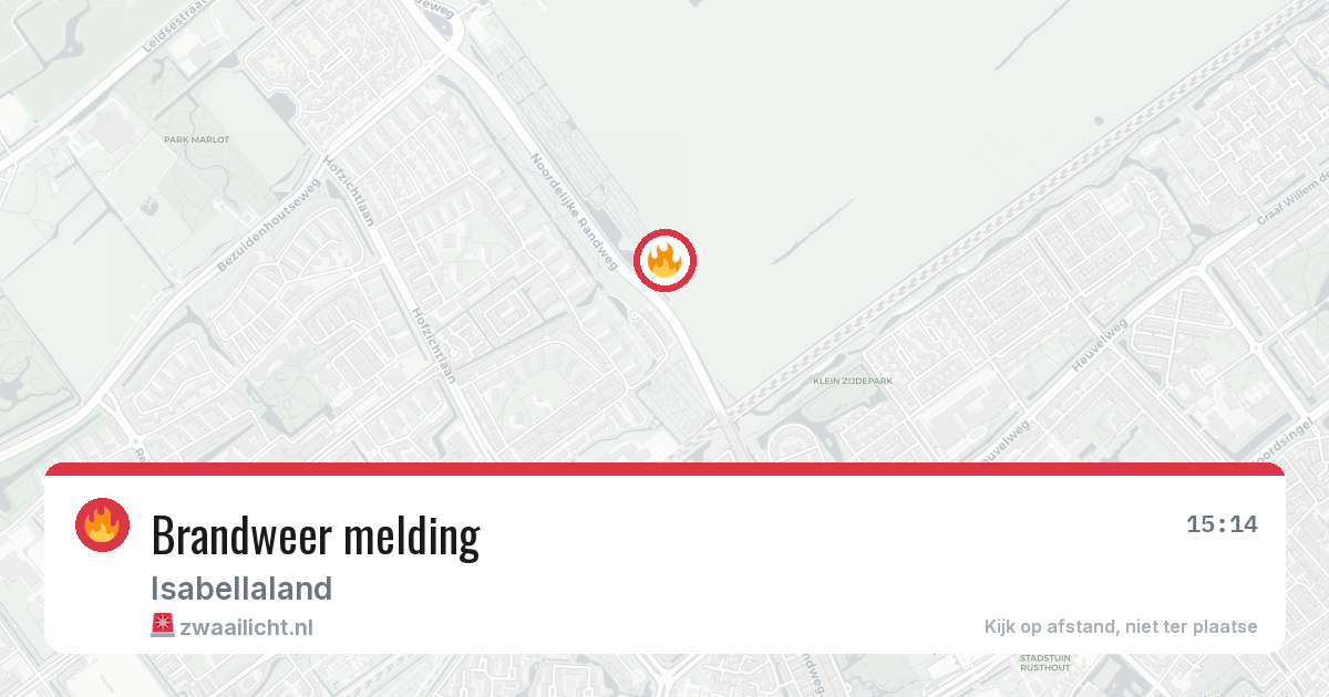 Brandweer melding — 30 jun 2026