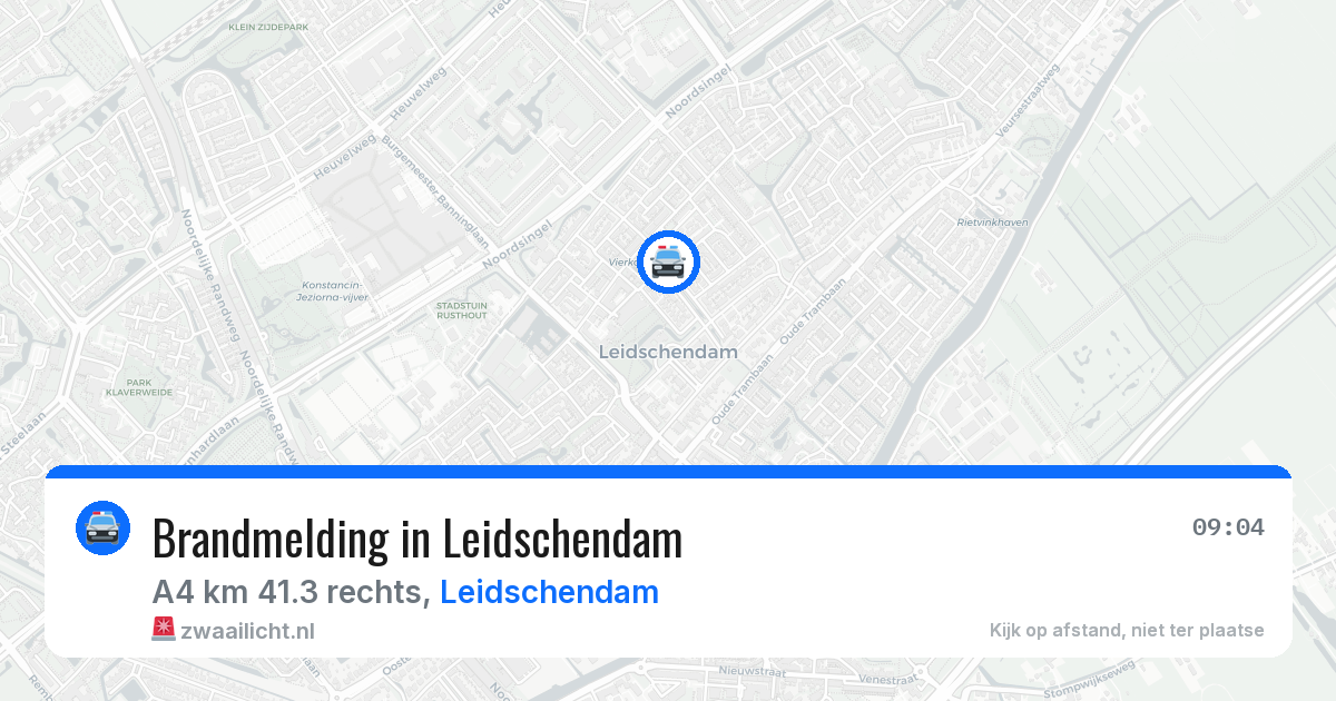 Brandmelding in Leidschendam — 31 jul 2026