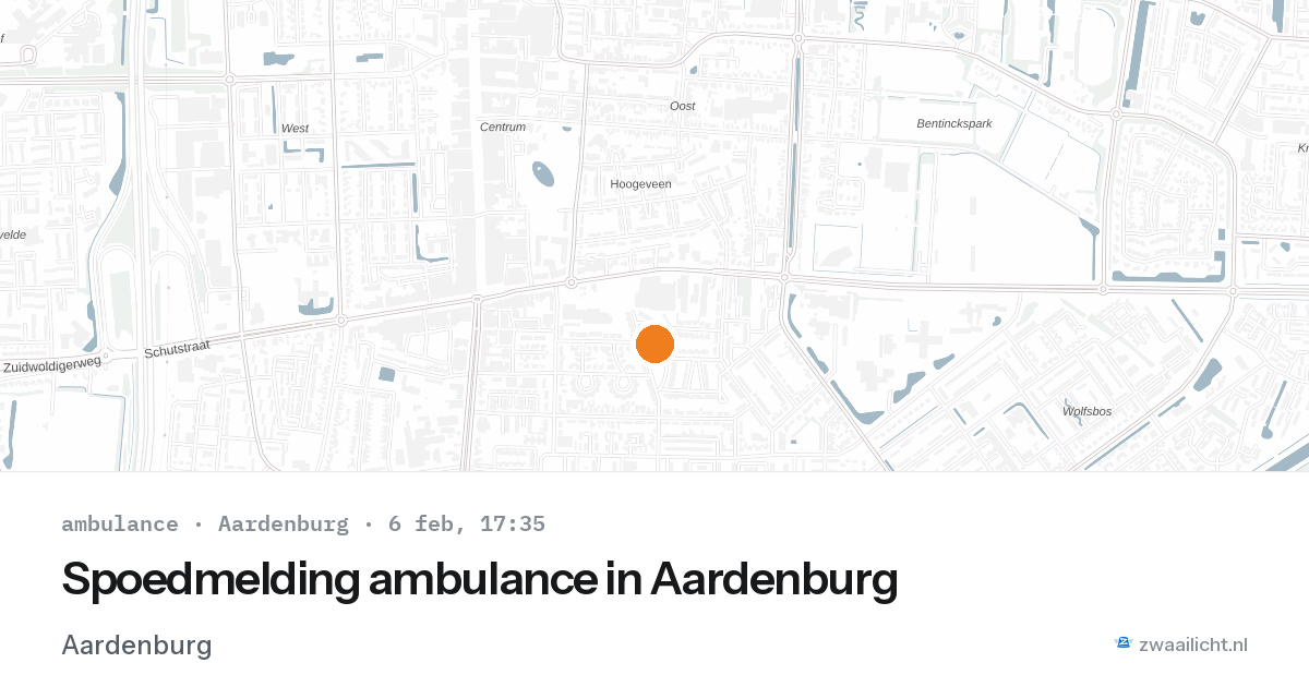 Spoedmelding ambulance in Aardenburg — 6 feb 2026