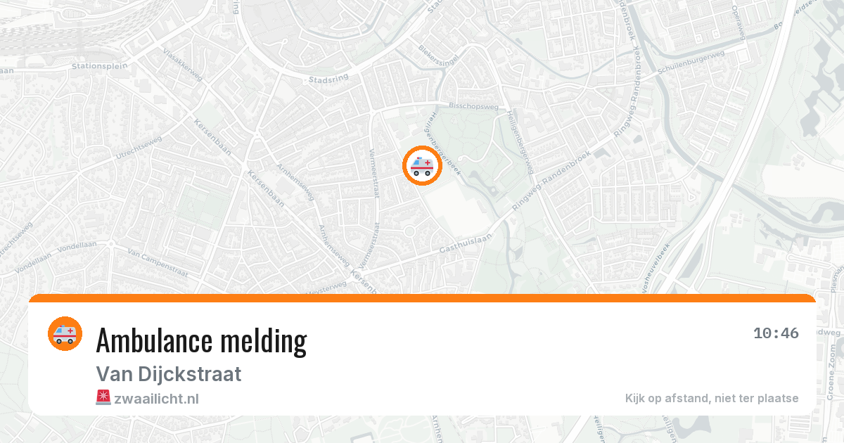 Ambulance melding — 8 feb 2026