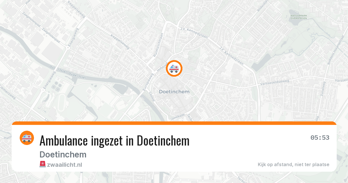 Ambulance ingezet in Doetinchem — 29 jan 2026
