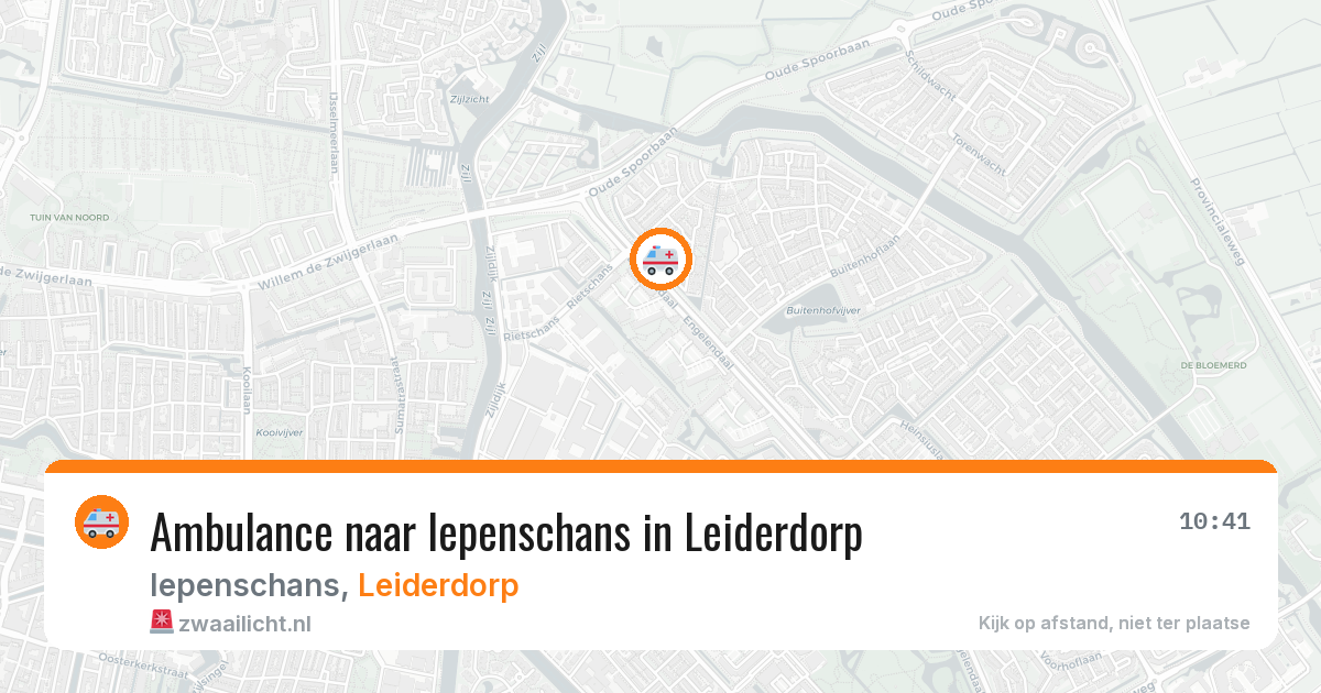 Ambulance naar Iepenschans in Leiderdorp — 3 jul 2026