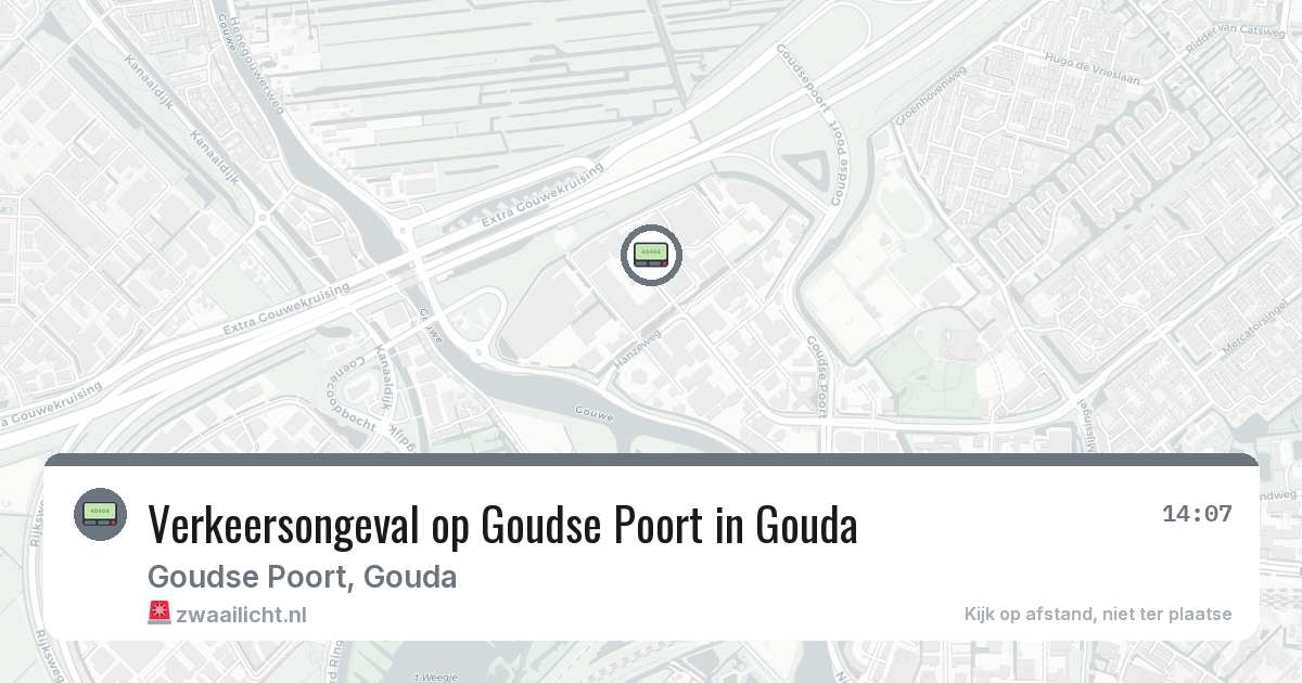 Verkeersongeval op Goudse Poort in Gouda — 30 jan 2026