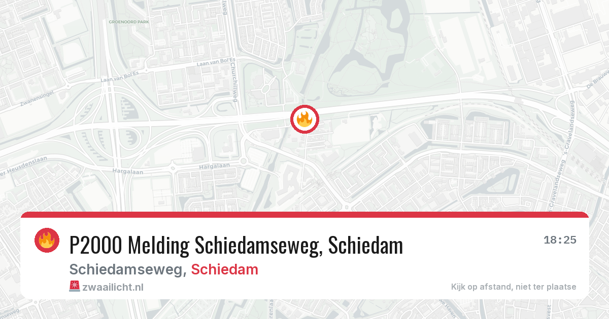 P2000 Melding Schiedamseweg, Schiedam — 2 jul 2026