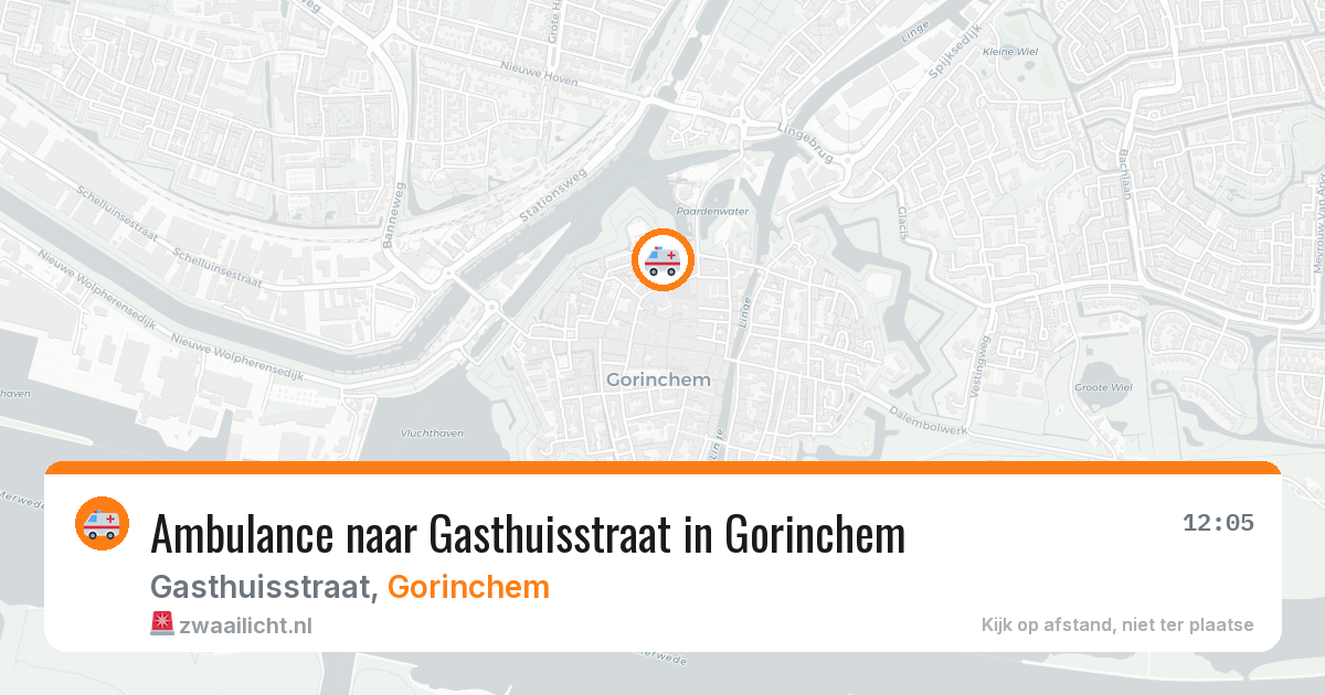 Ambulance naar Gasthuisstraat in Gorinchem — 25 jun 2026