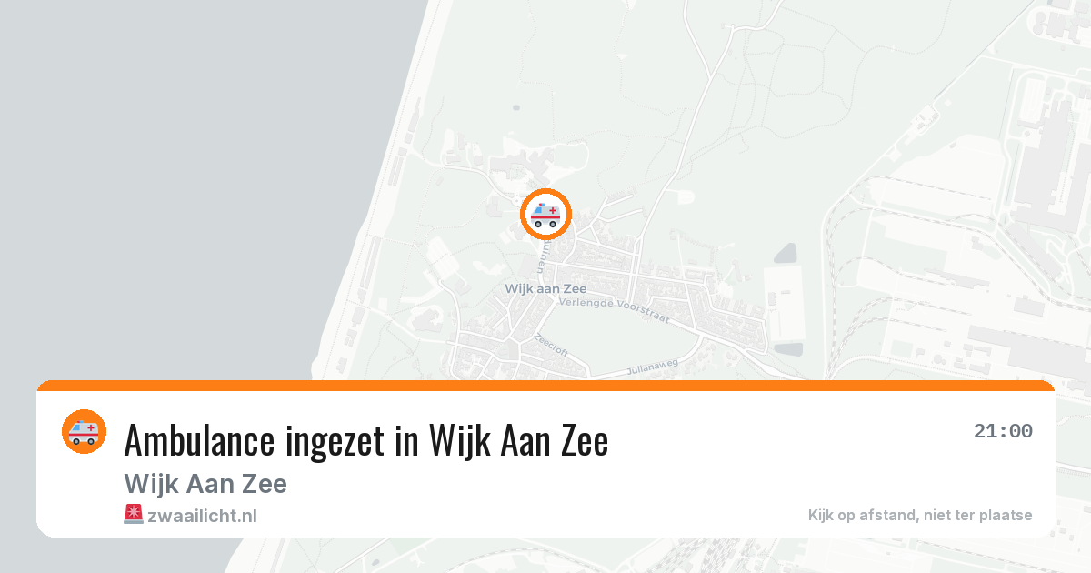 Ambulance ingezet in Wijk Aan Zee — 25 jun 2026