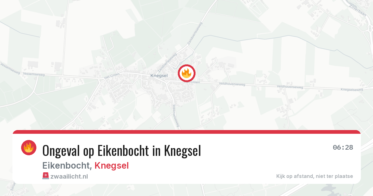Ongeval op Eikenbocht in Knegsel — 21 jun 2026