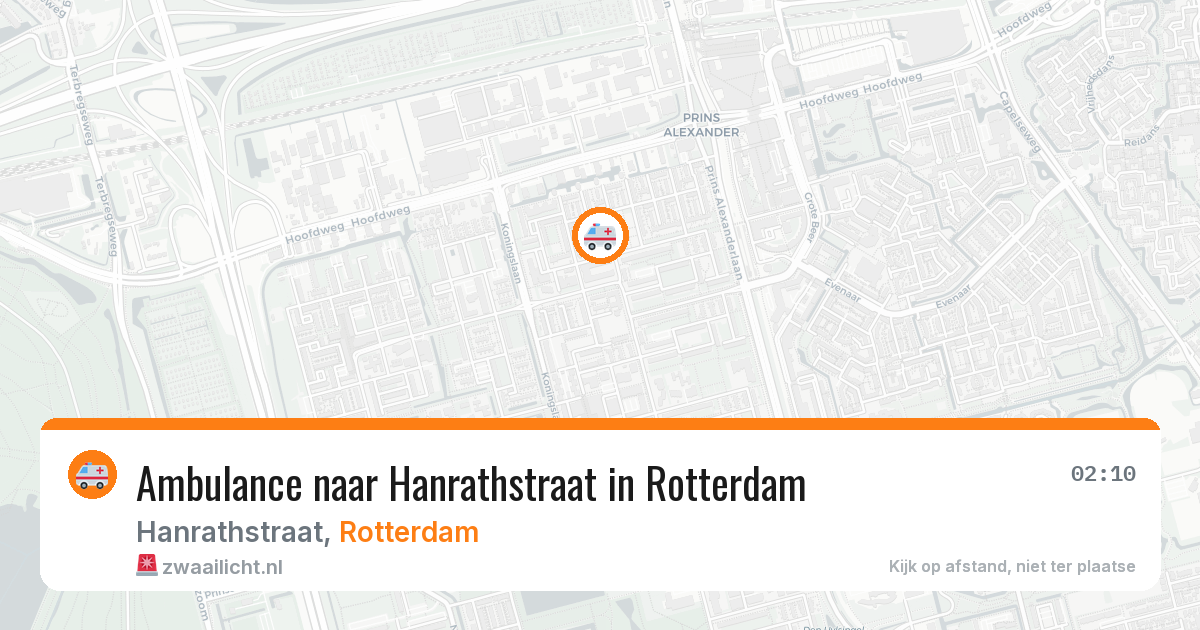 Ambulance naar Hanrathstraat in Rotterdam — 29 jun 2026