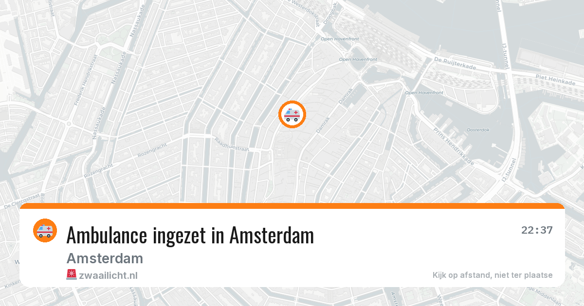 Ambulance ingezet in Amsterdam — 22 jul 2026
