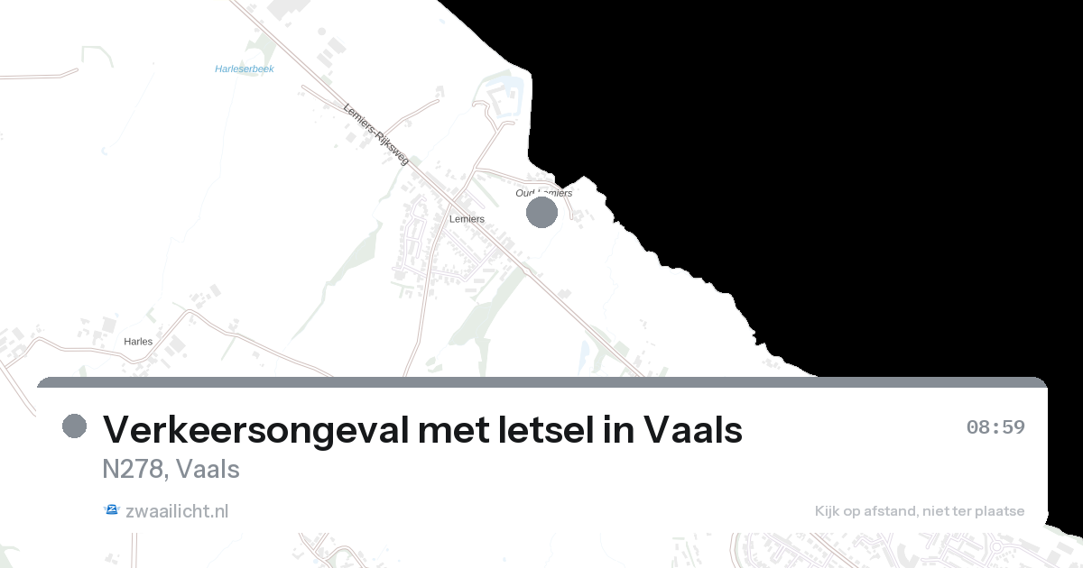Verkeersongeval met letsel in Vaals — 14 aug 2026