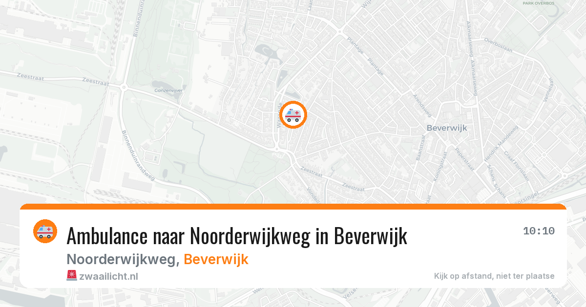 Ambulance naar Noorderwijkweg in Beverwijk — 22 jun 2026