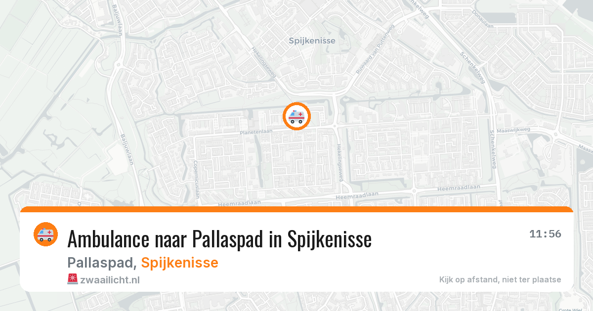 Ambulance naar Pallaspad in Spijkenisse — 12 jun 2026