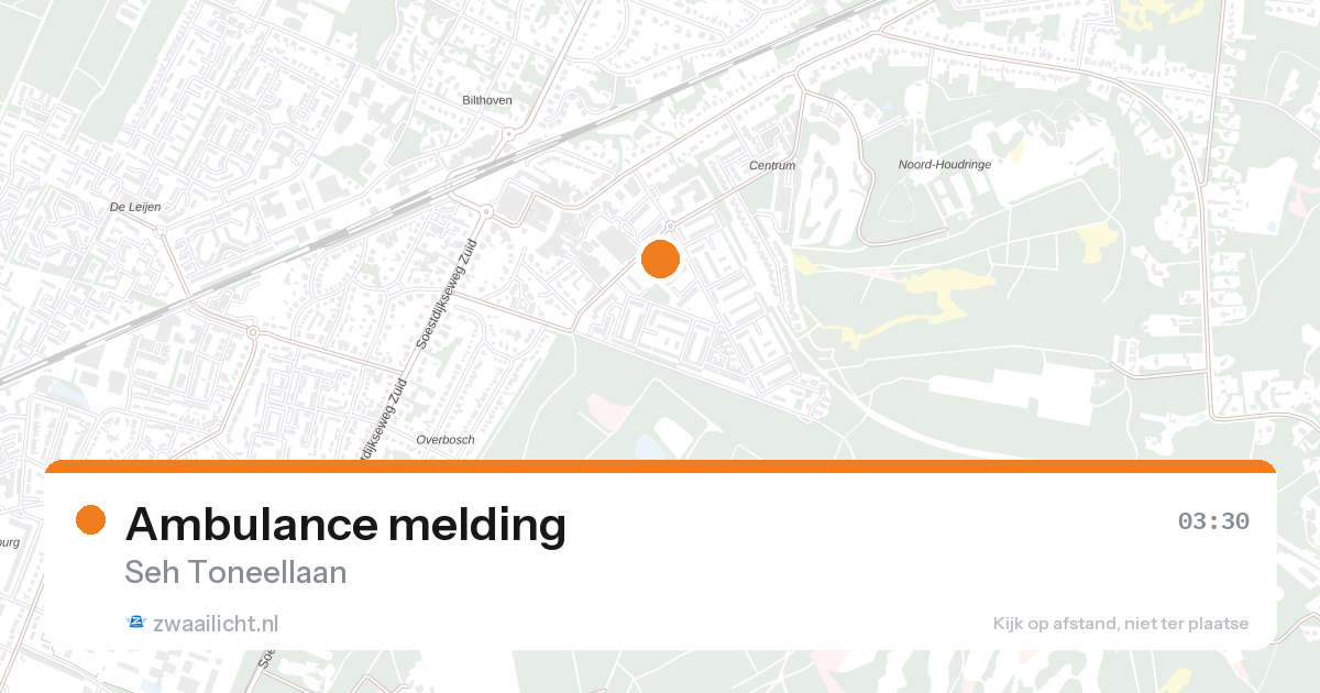 Ambulance melding — 1 feb 2026