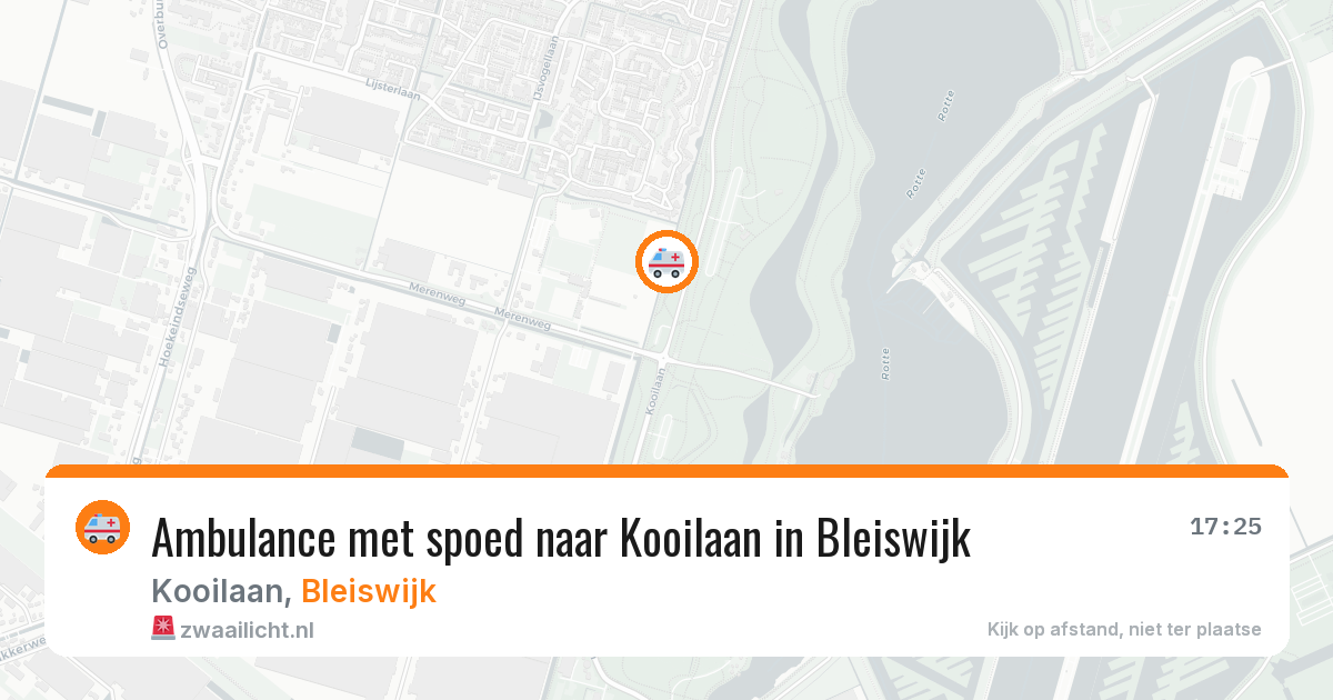 Ambulance met spoed naar Kooilaan in Bleiswijk — 5 jul 2026