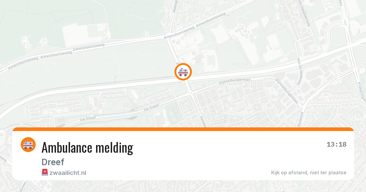 Ambulance melding — 9 apr 2026