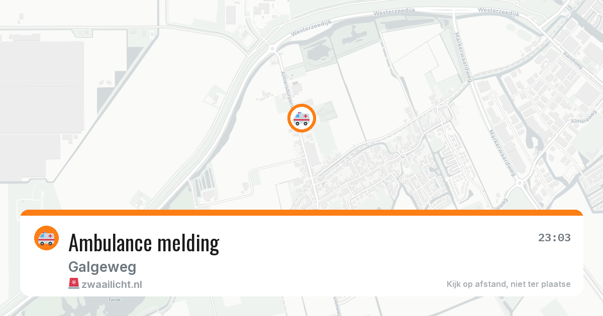 Ambulance melding — 9 jun 2026
