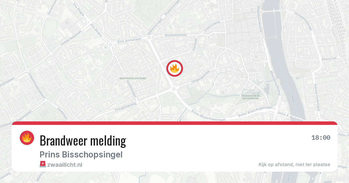 Brandweer melding — 4 mei 2026