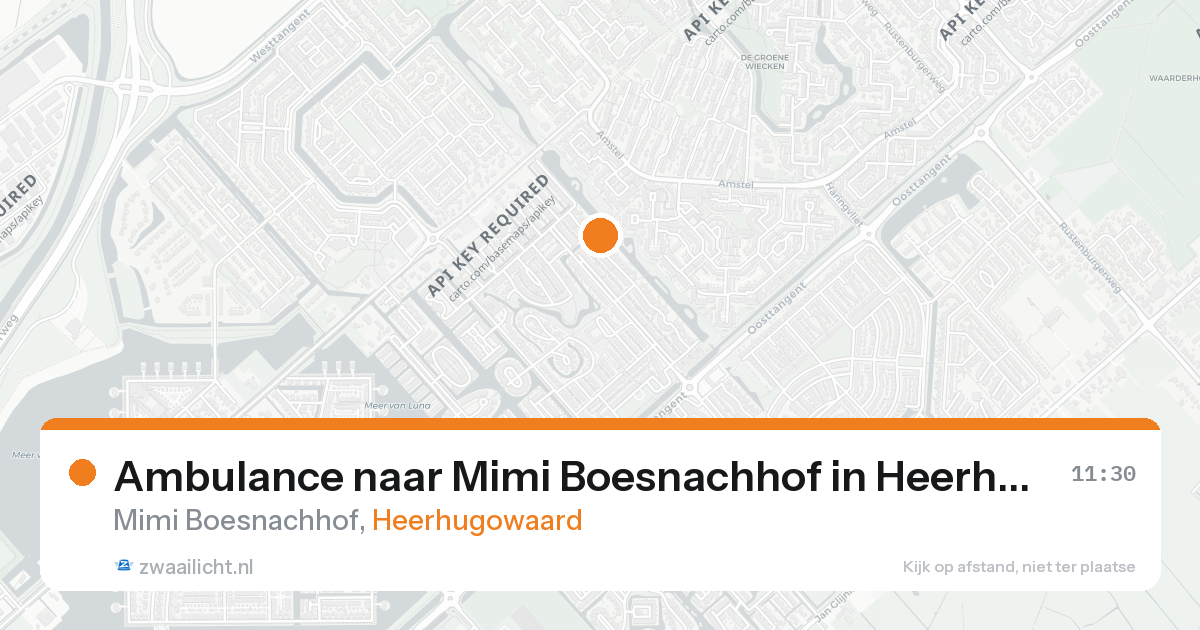 Ambulance naar Mimi Boesnachhof in Heerhugowaard — 24 jul 2026