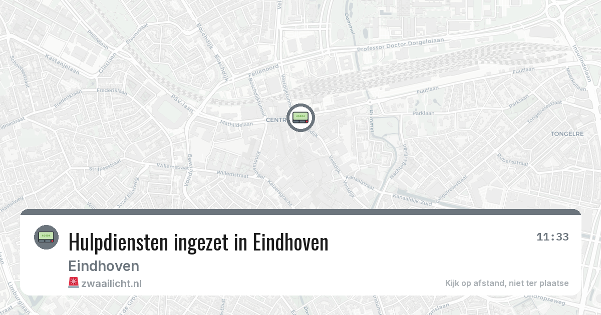 Hulpdiensten ingezet in Eindhoven — 2 feb 2026 | 🚨 Zwaailicht.nl